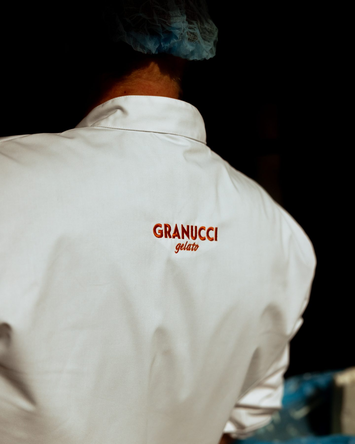 Geborduurd Granucci gelato-uniform